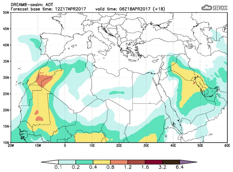 Aerosol optical depth at T06