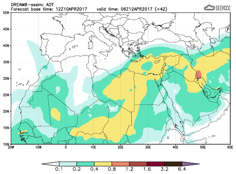 Aerosol optical depth at T30