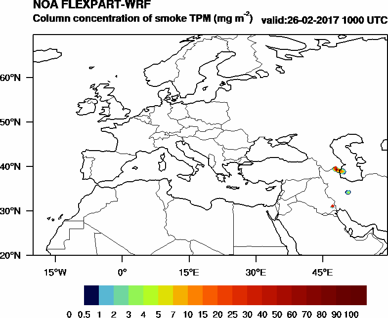 Column concentration of smoke TPM - 2017-02-26 10:00