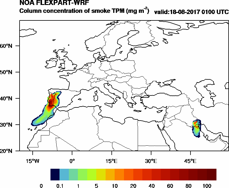 Column concentration of smoke TPM - 2017-08-18 01:00