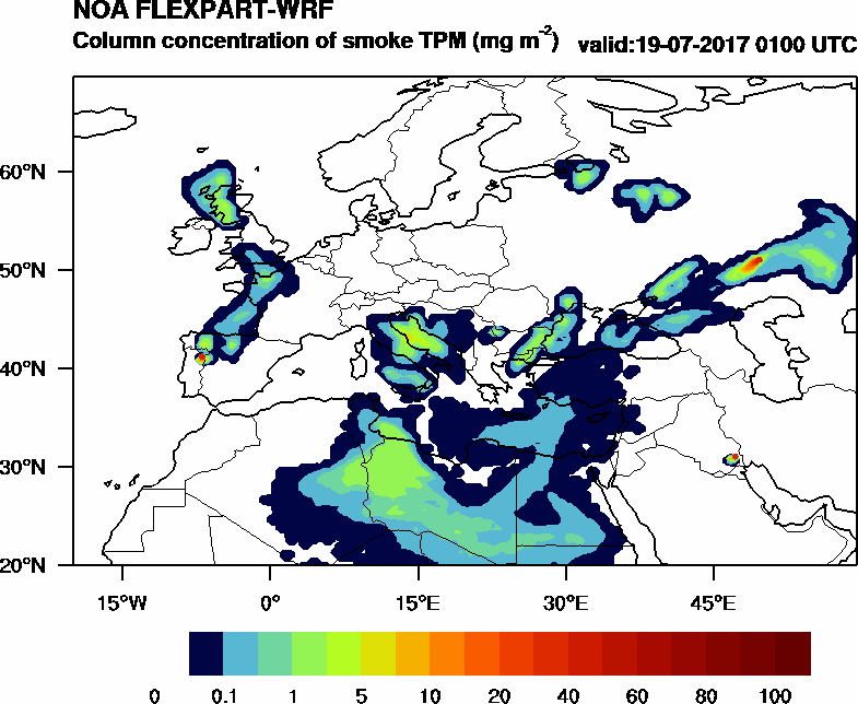 Column concentration of smoke TPM - 2017-07-19 01:00